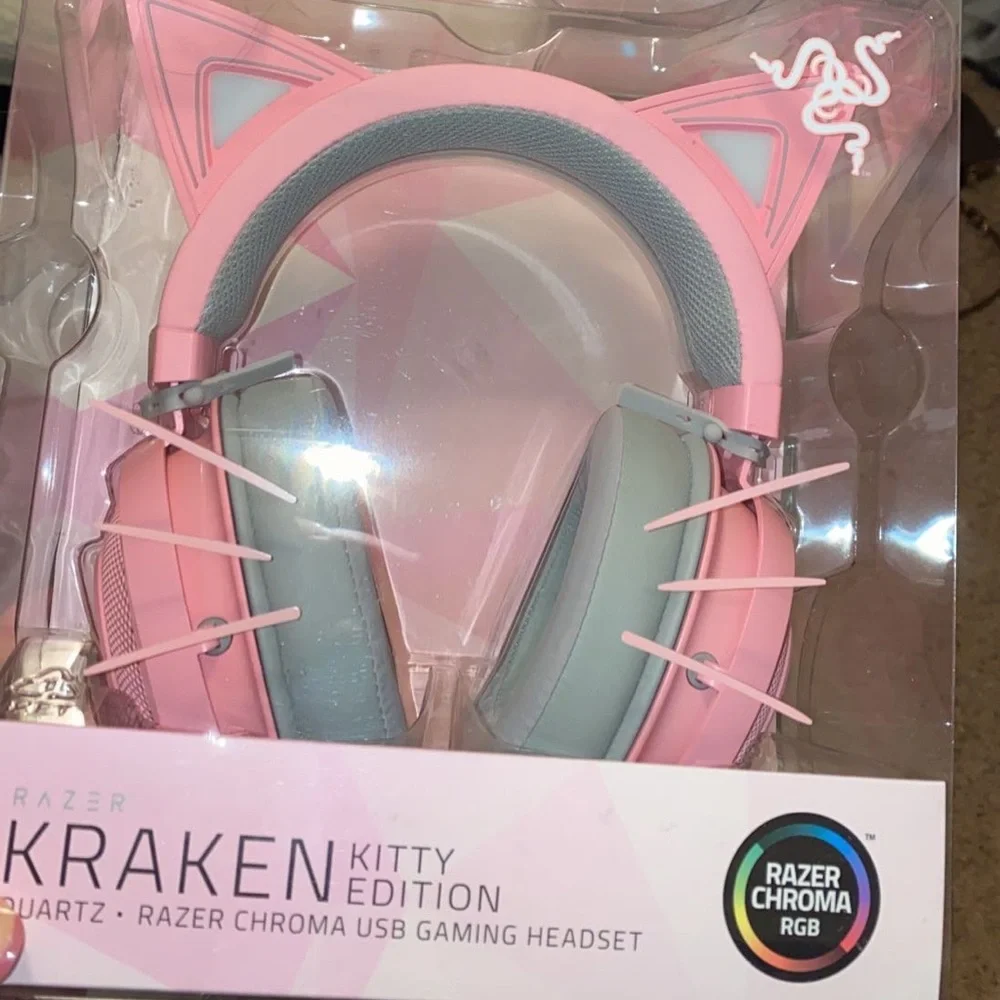 Razer kraken kitty headset in quartz